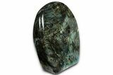 Flashy, Free-Standing Polished Labradorite - Madagascar #325157-1